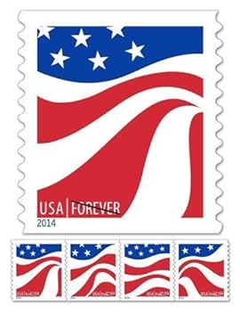 Amazon.com: USPS Red White and Blue Forever Stamps - 20